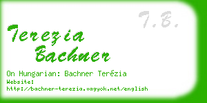 terezia bachner business card